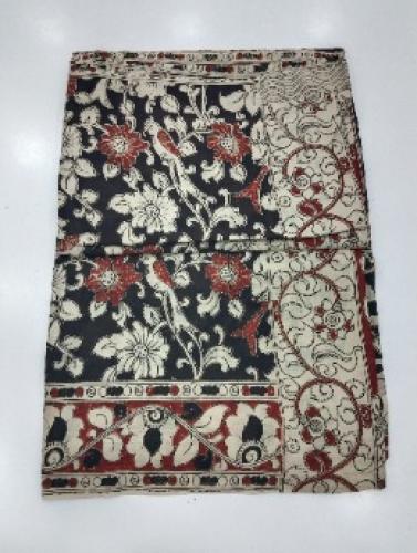 KALAMKARI PRINTED COTTON SAREE